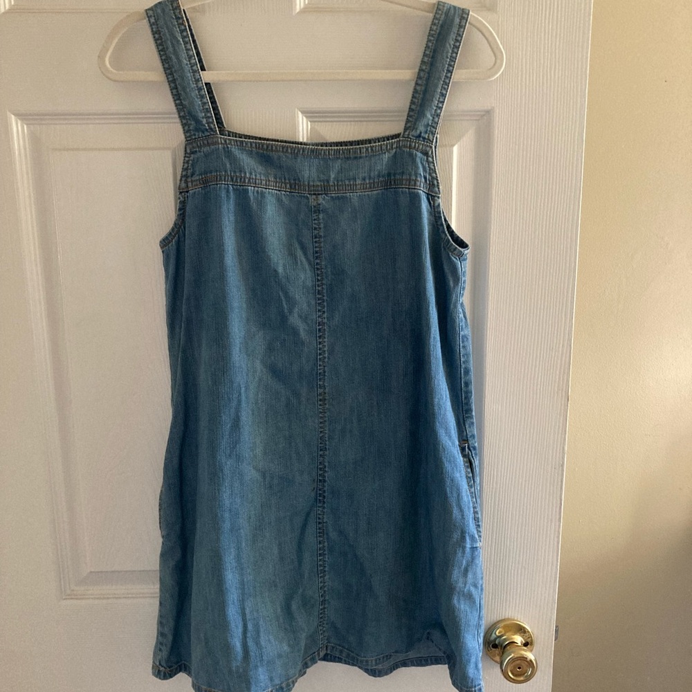 BDG Blue Denim Dress with Pockets
